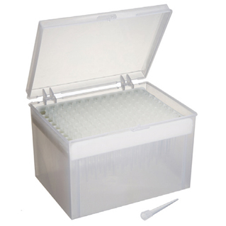Pipette tips in rack Pipette tips in rack